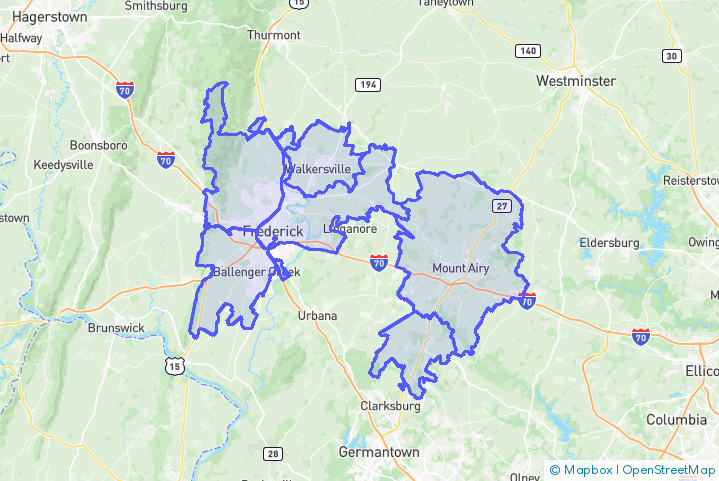 Service Area Map