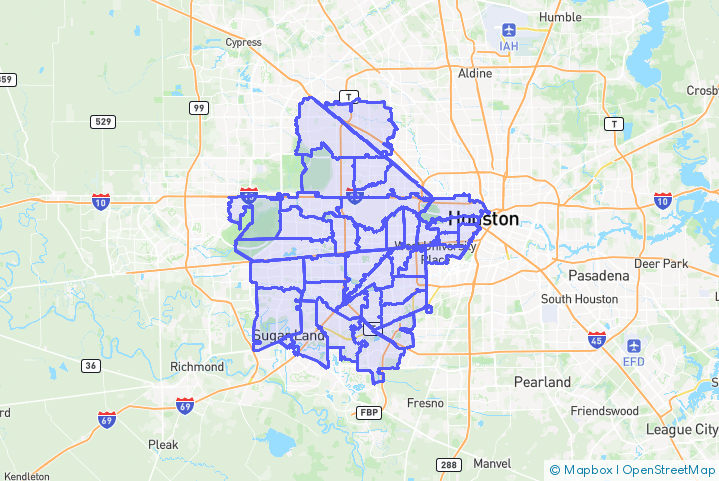Service Area Map