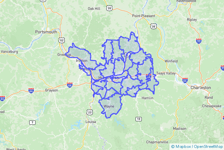 Service Area Map