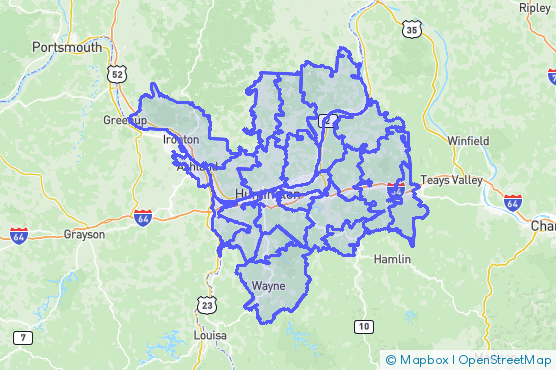 Service Area Map