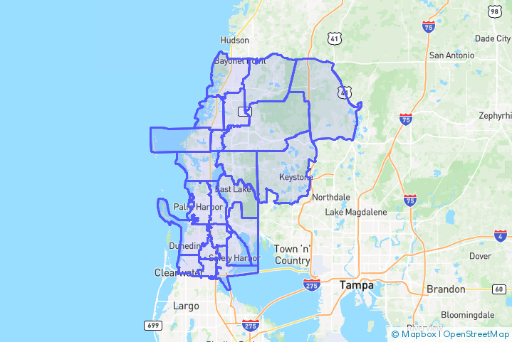 Service Area Map