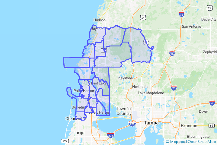 Service Area Map