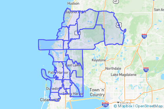 Service Area Map