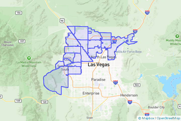 Service Area Map