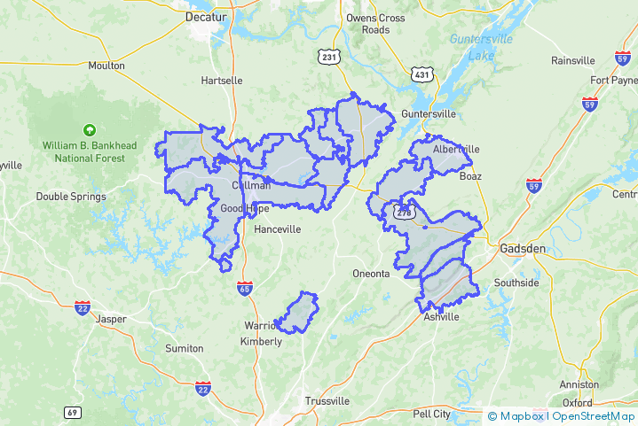 Service Area Map