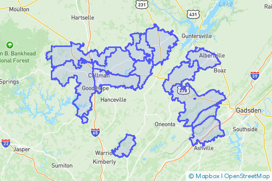 Service Area Map