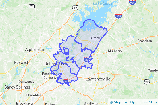 Service Area Map