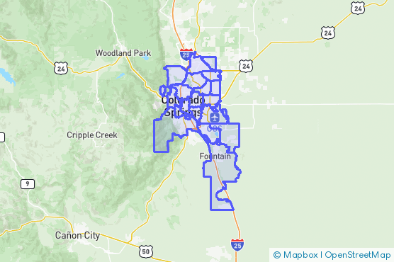 Service Area Map
