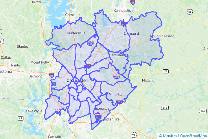 Service Area Map