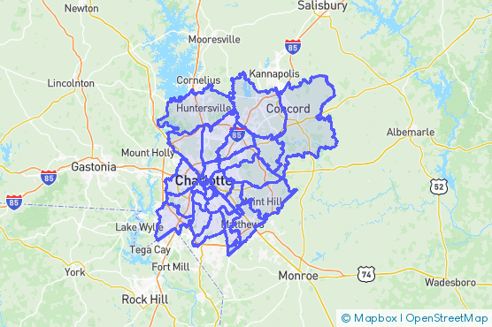 Service Area Map