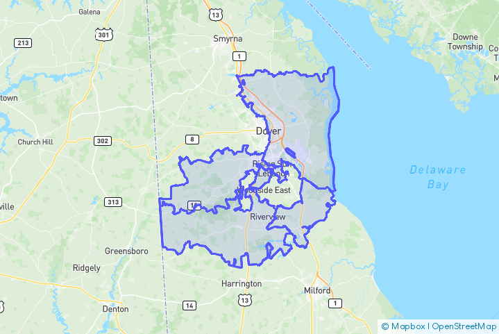 Service Area Map