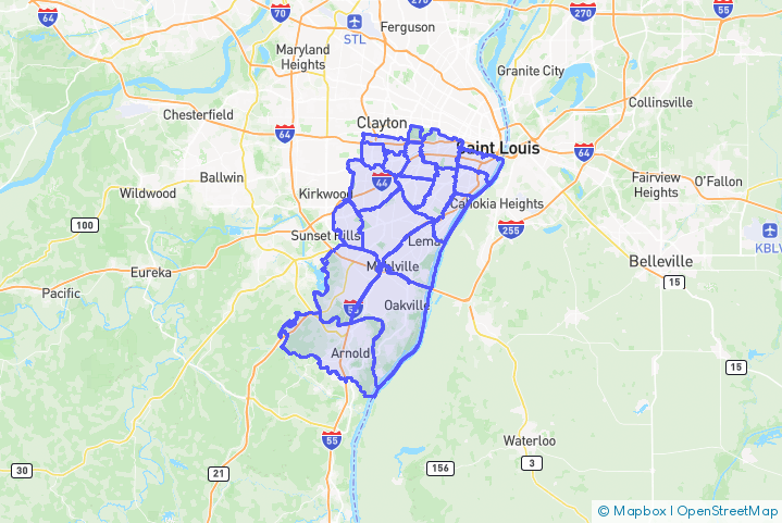 Service Area Map