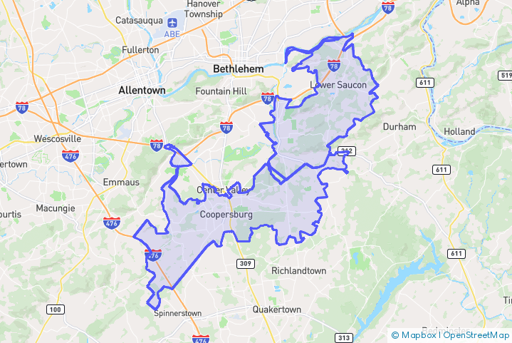 Service Area Map