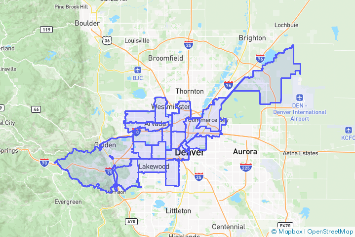 Service Area Map