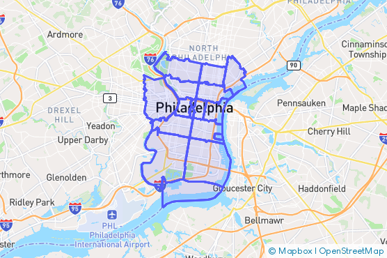 Service Area Map