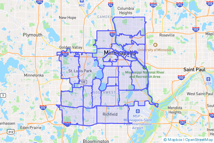 Service Area Map