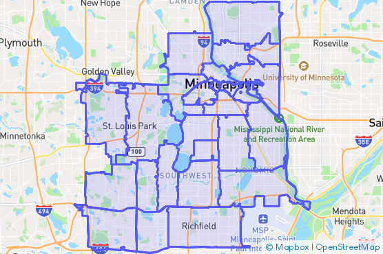 Service Area Map