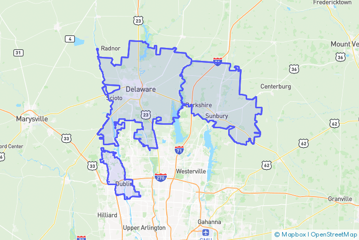 Service Area Map