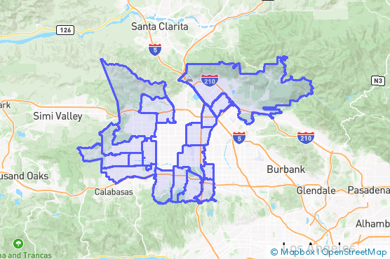 Service Area Map