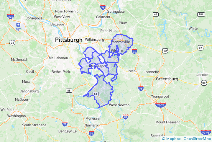Service Area Map