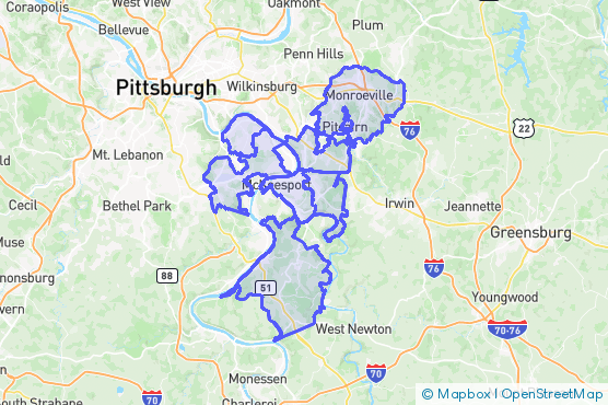 Service Area Map