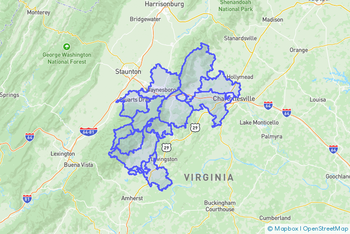 Service Area Map
