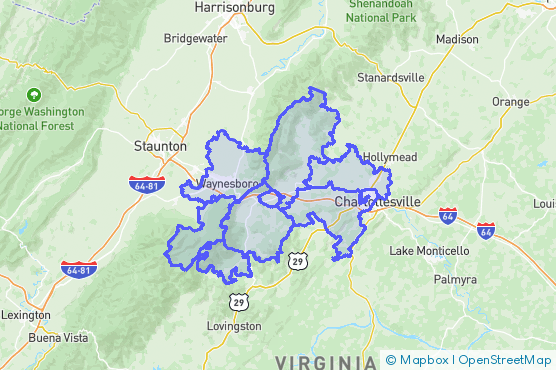 Service Area Map