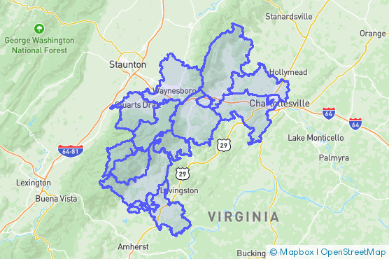 Service Area Map