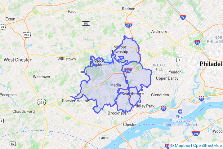 Service Area Map