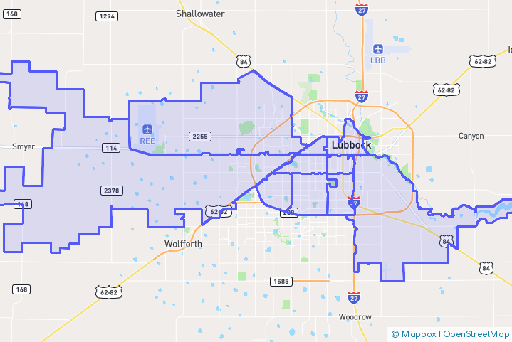 Service Area Map