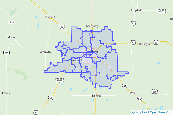Service Area Map
