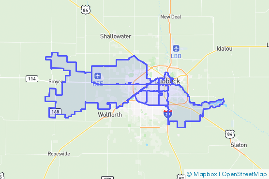 Service Area Map