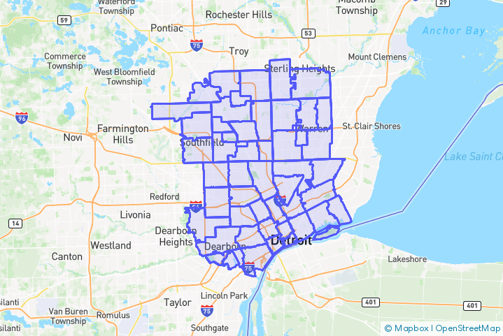 Service Area Map