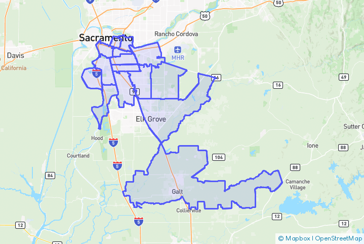 Service Area Map