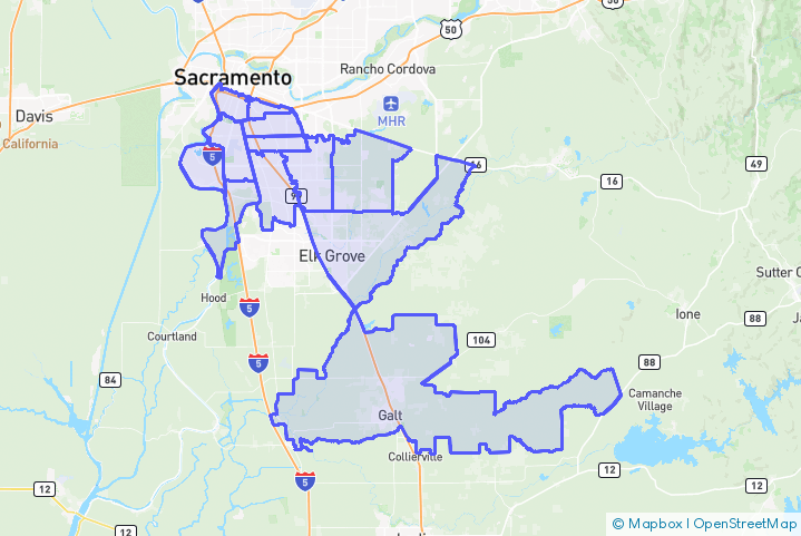 Service Area Map