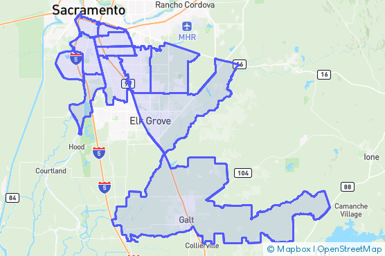 Service Area Map