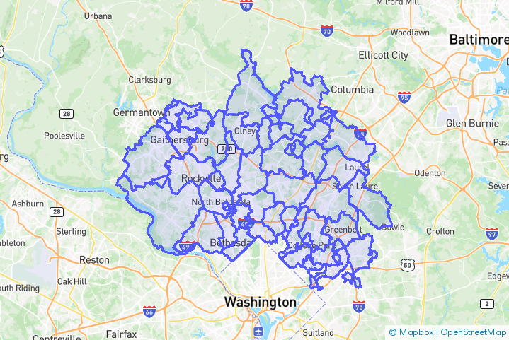 Service Area Map
