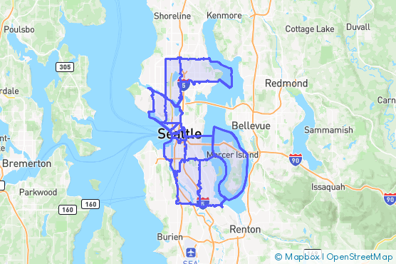 Service Area Map