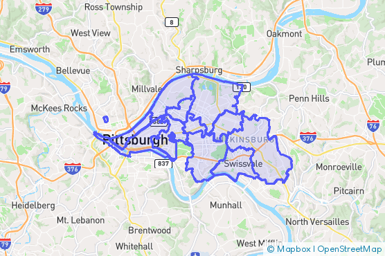 Service Area Map