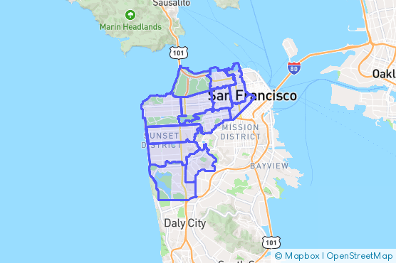 Service Area Map