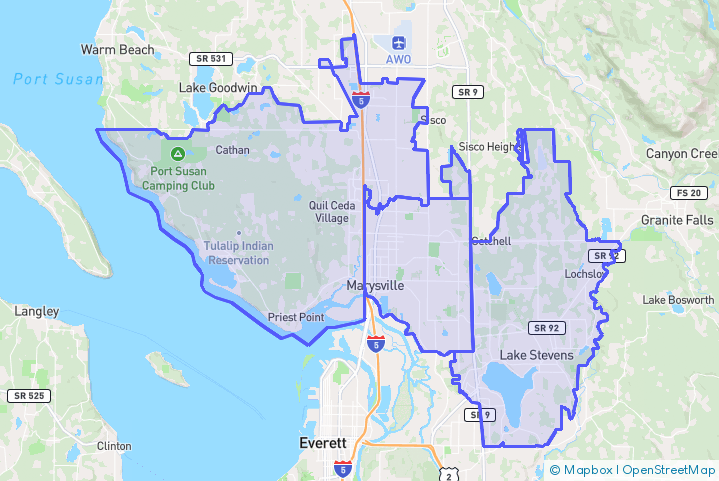 Service Area Map