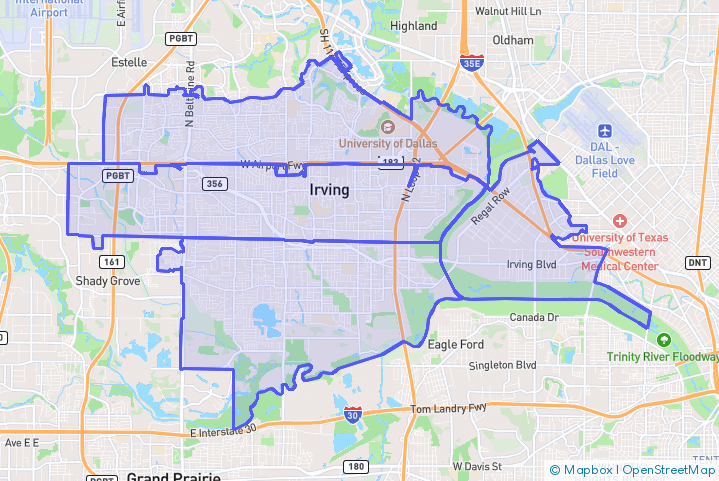 Service Area Map