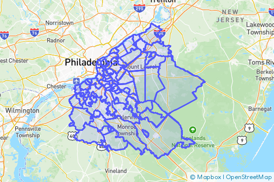 Service Area Map
