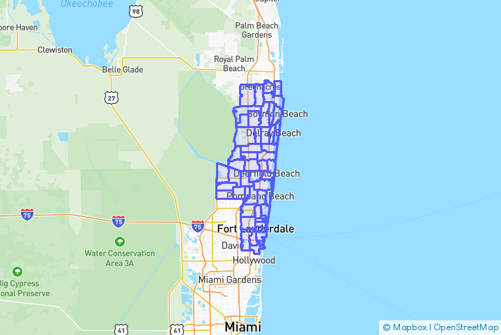 Service Area Map