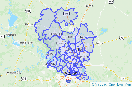 Service Area Map