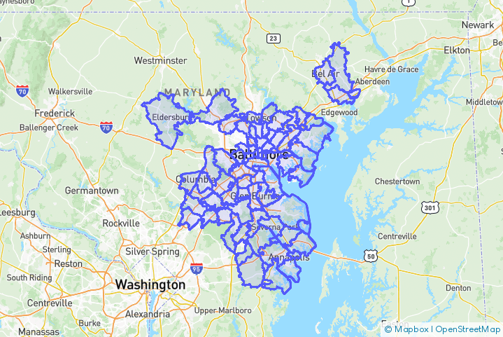 Service Area Map