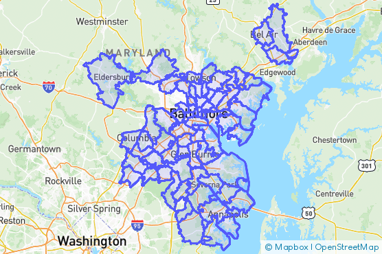 Service Area Map