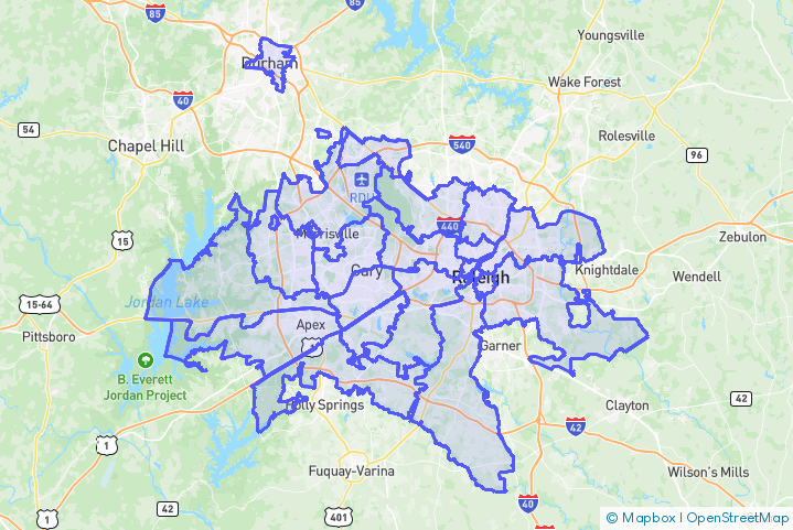 Service Area Map
