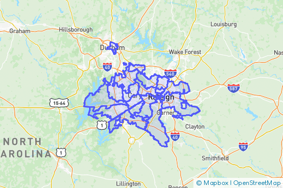 Service Area Map
