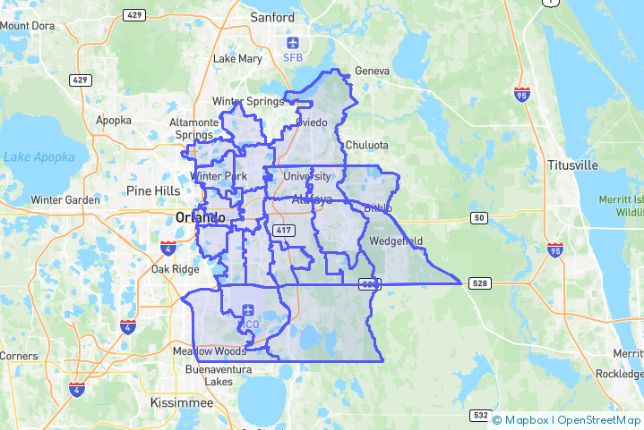 Service Area Map